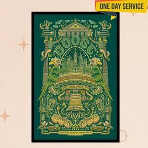 Goose Philadelphia Pa 10 04 2025 Tour Poster